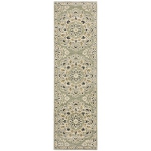 Oriental Weavers Florence 4334E Sage/ Ivory Indoor Area Rug - 2'3" x 7'6" - 1 of 4