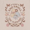 Women's Winnie The Pooh Flowers Short Sleeve Graphic T-Shirt - Cream - 2 of 3