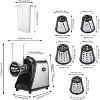 Homdox 250W Electric Slicer 5-in-1 Cheese Grater Slicer Shredder for Kitchen - Automatic Food Chopper for Vegetables Cucumber Carrots Cabbage Nuts - 3 of 4