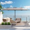 GustoWave Outdoor 13 FT Double-Sided Patio Umbrella for Pool Garden - 4 of 4