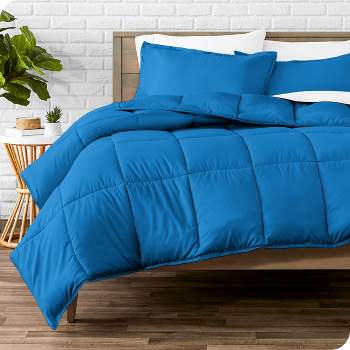 Down Alternative Brushed Microfiber Hypoallergenic Square Solid Medium  Weight Euro Bed Pillows, 24 X 24, Set Of 2 By Blue Nile Mills : Target