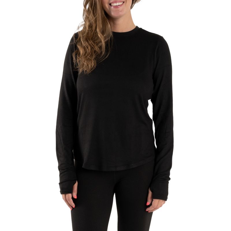 MUK LUKS Women's Cozy Layer Long Sleeve Shirt, 1 of 6