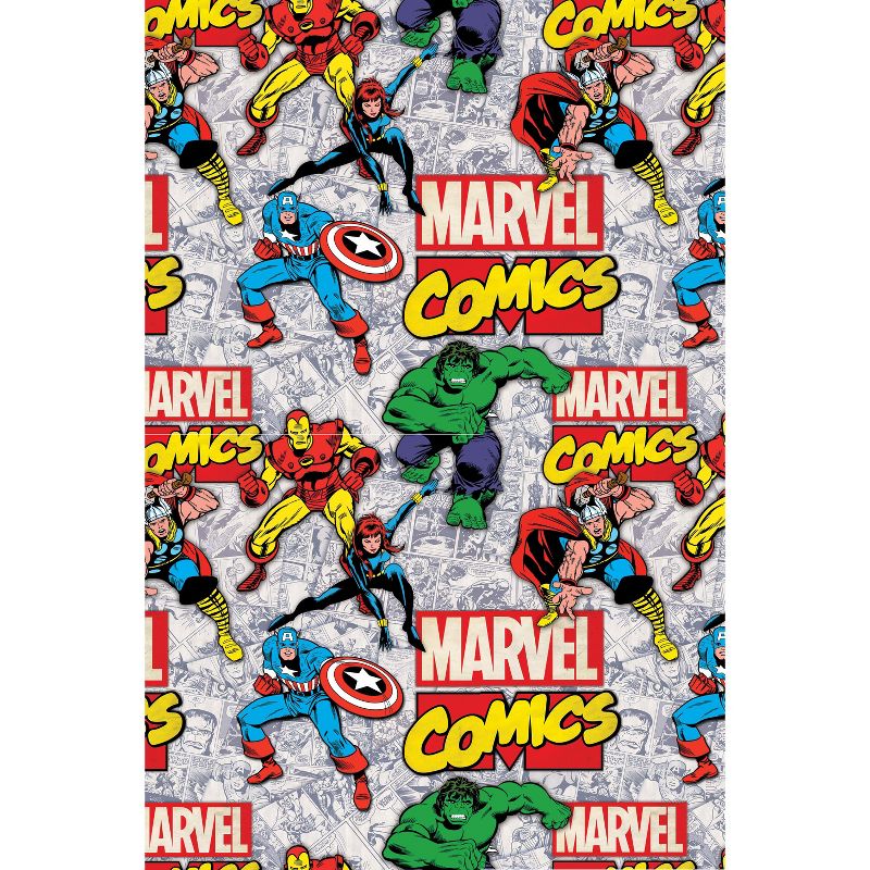 Marvel Comics Mens' Avengers Stance Pajama Pants Loungewear Multi, 3 of 4