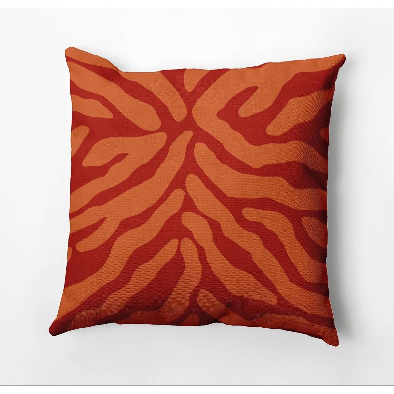 18"x18" Animal Striped Square Throw Pillow - e by design, 1 of 5