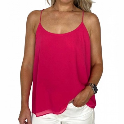 Women's RACER BACK SPAGHETTI TANK TOP - STACCATO