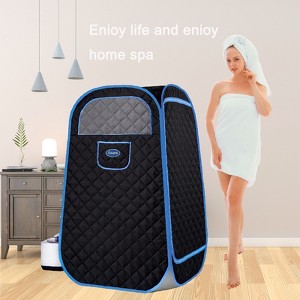 LOVMOR Portable Gothic Roof Plus Type Full Size Steam Sauna tent with Foldable Chair, Remote Control, Spa, Therapy & Relaxation at home - 1 of 4