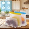 Unique Bargains Reusable Leakproof Zip PEVA Freezer Food Storage Bags 3 Pcs - 3 of 4