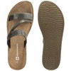 Alpine Swiss Womens Rhinestone Slide Sandals Dressy Summer Strappy Flat Shoes - 4 of 4