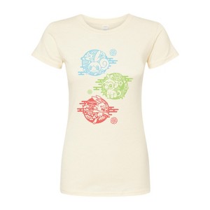 Women's - Pokémon - Grookey Scorbunny And Sobble Fitted Graphic T-Shirt - 1 of 3