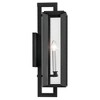 Kroft 24 inch 2 Light Outdoor Wall Light with Clear Glass in Textured Black - image 4 of 4