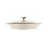 Tramontina 4qt Enameled Cast Iron Covered Braiser - Latte - 2 of 4