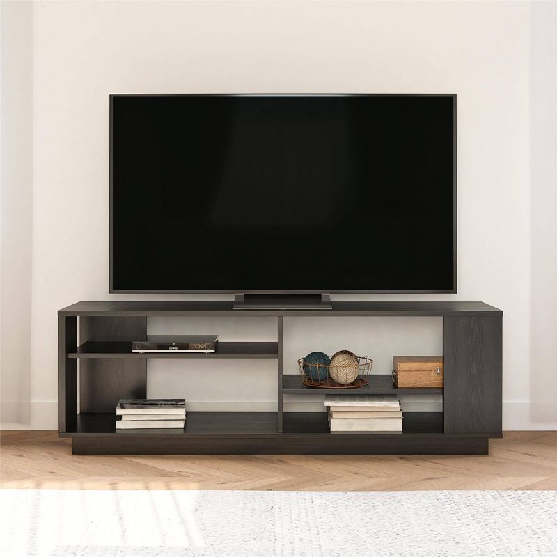 Vale Contemporary TV Stand for TVs up to 60&#34; Black Oak - Room &#38; Joy, 3 of 7