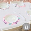 Big Dot of Happiness Beautiful Butterfly - Floral Baby Shower or Birthday Party Round Table Decorations - Paper Chargers - Place Setting For 12 - 2 of 4