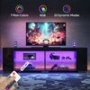 Pinmoco 70" LED TV Stand, Gaming Entertainment Center with Bookshelf & 4 Open Shelves - 2 of 4