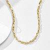 Ross-Simons Italian 3mm 14kt Yellow Gold Elongated Cable-Link Necklace - 4 of 4