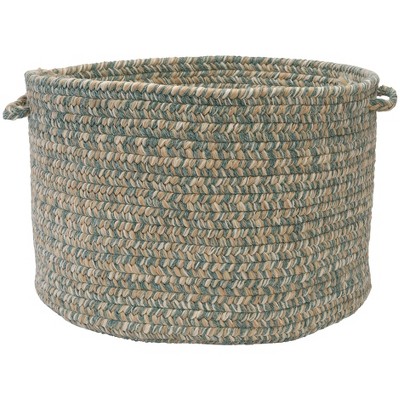 Colonial Mills Tremont Utility Basket, 14 by 10-Inch, Teal