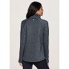 RBX Active Women's Wrap Front Pullover Zip Mock Neck Fleece Sweatshirt with Pockets and Thumbholes - 2 of 4