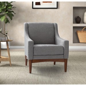 Gerard Mid-century Modern Style Armchair with Sloped Arms | ARTFUL LIVING DESIGN - 1 of 4