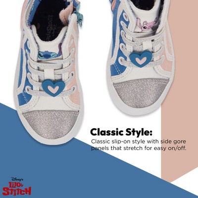 Мужские кроссовки Disney Girls Lilo & Stitch Sneakers - Lilo and Stitch High Top Athletic Shoes - Lilo and Stitch High Top Lace Up Sneakers (Blue High Top, 5) — фото 4