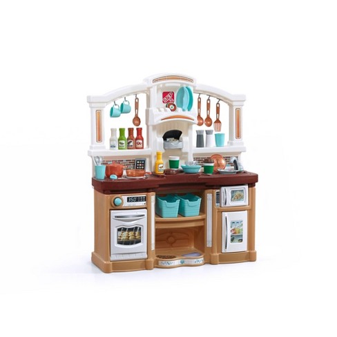 Step2 Fun with Friends Kitchen Set for Kids – Pink – Includes Toy Kitchen  Accessories, Interactive Features for Pretend Play – Indoor/Outdoor Toddler  Playset