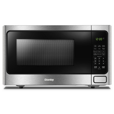 Danby 1.1 cu. ft. Countertop Microwave in Stainless Steel