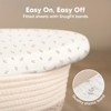 KeaBabies Bassinet Sheet for Baby Girls, Boys, 2-Pack Isla Fitted Bassinet Sheets, Bassinet Mattress Sheets - 4 of 4