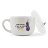 Silver Buffalo Disney Pixar Ratatouille "Anyone Can Cook" Ceramic Soup Mug With Lid | 24 Ounces - image 2 of 4