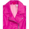 Barbie Girls Pink Faux Leather Jacket Little Kid to Big Kid - 3 of 4