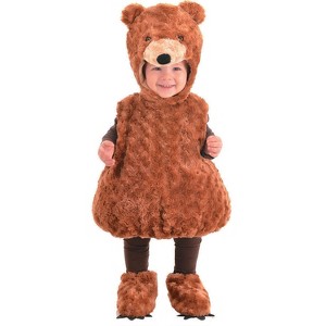 Halloween Express Toddler Teddy Bear Costume - Size 2T-4T - Brown - 1 of 2