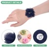 Unique Bargains Mesh Fabric Rhinestone Pearl Chiffon Flowers 2.17 x 2.17 Inch - 2 of 4