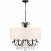 Crystorama Lighting Othello 5 - Light Chandelier in  Matte Black - 3 of 4