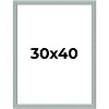 PosterPalooza | Refined Blue Picture Frame - UV Acrylic, Foam Board Backing, Hanging Hardware - 2 of 4