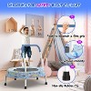 Belatt 28" Toddler Trampoline, Ages 1+, with Handles | Indoor/Outdoor Safe and Fun - 3 of 4
