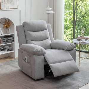 NicBex Recliner Chair Electric Power Lift Chair with 1 Side Pocket Message Chair with Heating Living Room Chairs for Reading Room - 1 of 4