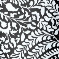 black stencil paisley