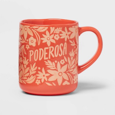 16oz Stoneware Poderosa Mug Red - Opalhouse&#8482;