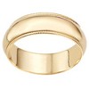 Pompeii3 Milgrain Mens Wedding Band 14K Yellow Gold - 2 of 4