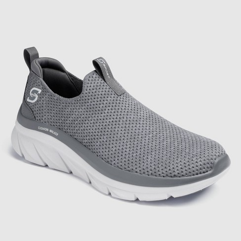 Black and shop gray skechers