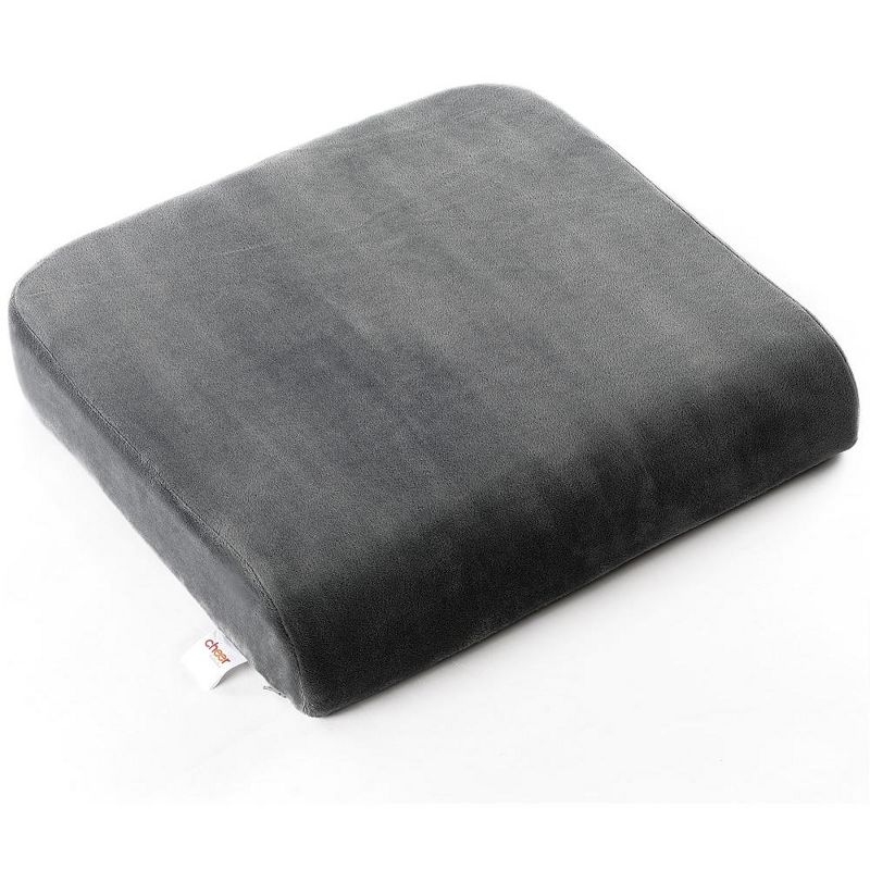 Cheer Collection Memory Foam Extra-Large Seat Cushion (Gray), 1 of 12