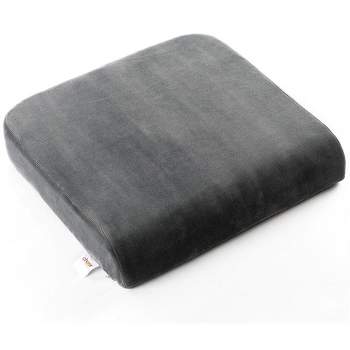 Cheer Collection Memory Foam Extra-Large Seat Cushion (Gray)