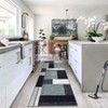Washable Area Rug for Living Room Modern Geometric Large Area Rug - 3 of 4