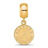 Black Bow Jewelry 14k Yellow Gold Plated Sterling Silver Alabama Crimson Tide NCAA Bead Charm - 3 of 4