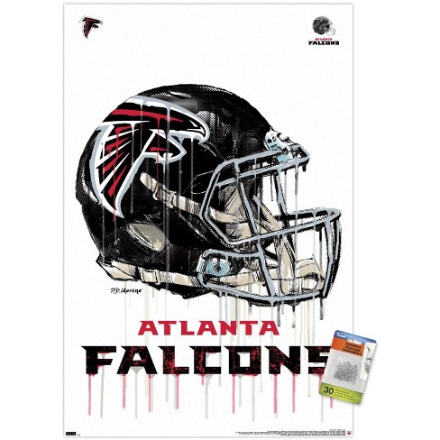 NFL Atlanta Falcons - Retro Logo 15 Wall Poster, 22.375 x 34