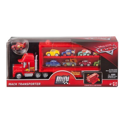 cars mini racers mack transporter