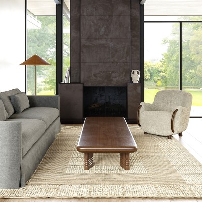 Nuloom Oden Textured Jute and Wool Area Rug