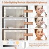 Vanity Desk with Mirror, LED Lights and Power Outlet Makeup Vanity Table with 7 Drawers Dressing Table - 4 of 4