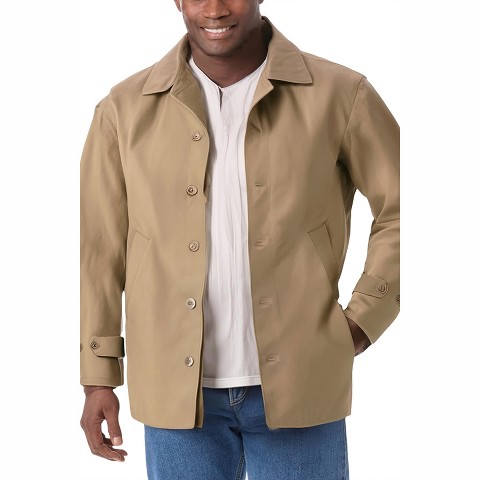 KingSize Water-Resistant Trench Coat - 2XL, Khaki