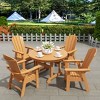 WestinTrends Outdoor Patio Adirondack Dining Chair Weather Resistant - 2 of 4