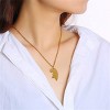 Matching Heart Puzzle Necklace Set - 2Pcs Stainless Steel Couple Jewelry for Him & Her - 4 of 4