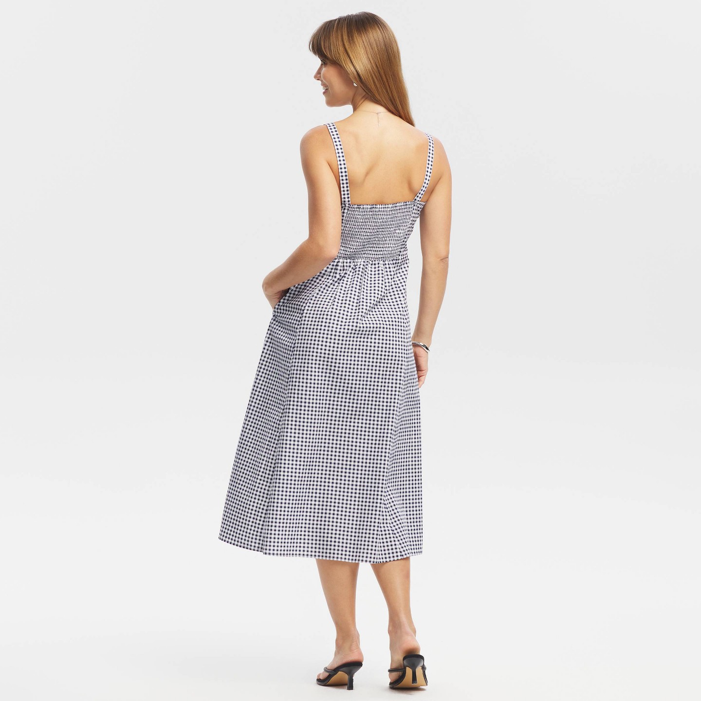Женское платье A New Day Fit and Flare Midi, цвет: Тёмно-синий — фото 2